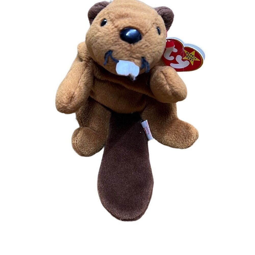 TY Beanie Babies Collection Kids Bucky The Beaver Style 4016 1995
